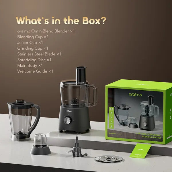 oraimo OmniBlend 1500W 4-In-1 Multifunctional Blender