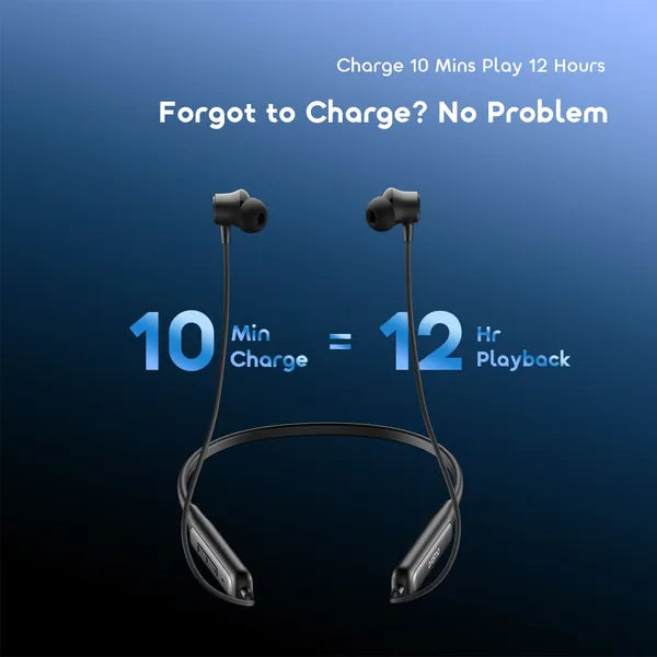 oraimo Necklace 5 30dB Noise Cancellation & Call Vibration Earphones