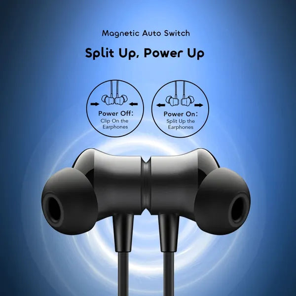 oraimo Necklace 5 30dB Noise Cancellation & Call Vibration Earphones