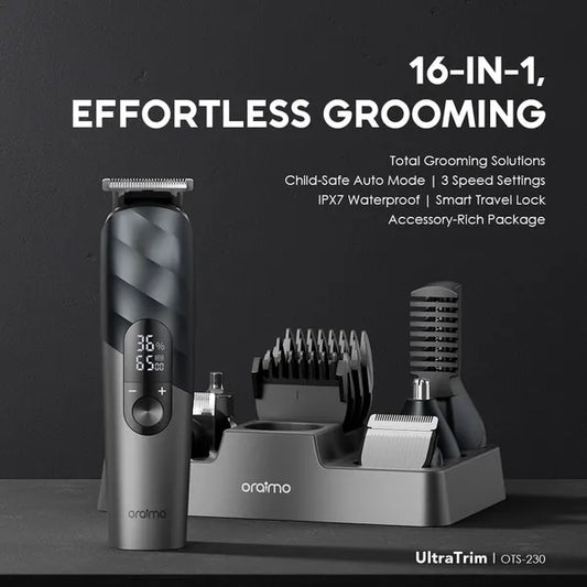 oraimo UltraTrim 16-In-1 Complete Family Grooming Kit