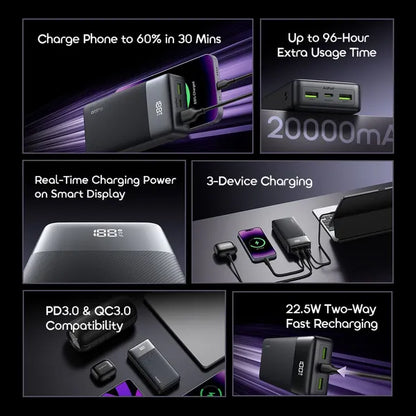 oraimo PowerNova 20000mAh 22.5W Power Bank