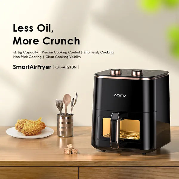 oraimo SmartAirFryer 1500W Cooking Visible Smart Air Fryer