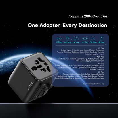oraimo PowerOmni 2500W Multi-Plug Travel Converter Adapter Charger