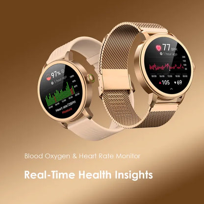 oraimo Watch Muse 1.32” AMOLED IP68 Smart Watch - Rose Gold