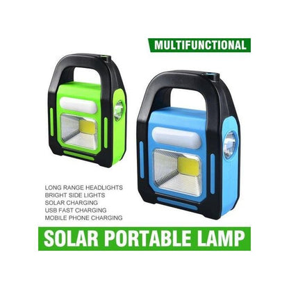 3 IN 1 Solar USB Rechargeable Brightest COB LED Camping Lantern