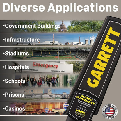 Garrett Super Scanner V Hand Held Metal Detector