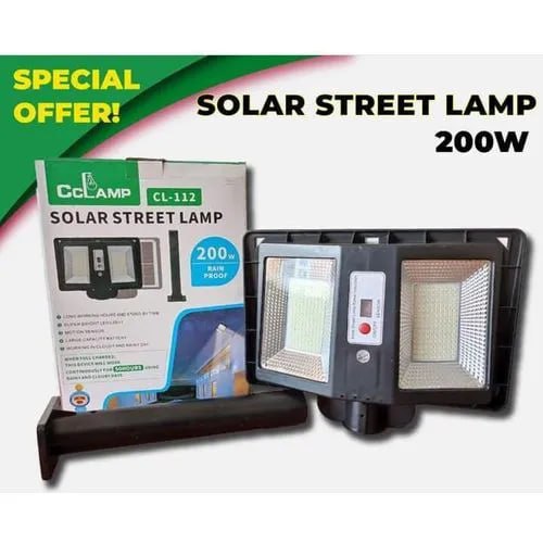 Cclamp Double Sided Solar Street Light With Motion Sensor and Pole