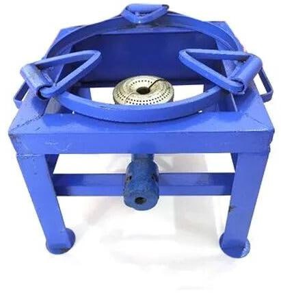 Commercial 18 x 18 Single Mild Steel Single Burner LPG Gas Burner Stove Bhatti