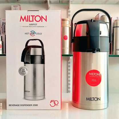 Milton Premium Range of Stainless Steel Airpot Vacuum flask and Dispenser