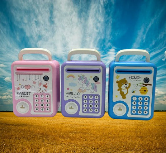 Electronic Piggy Bank for Kids & Children for Fun & Educational Savings Box - Teaches Money Management