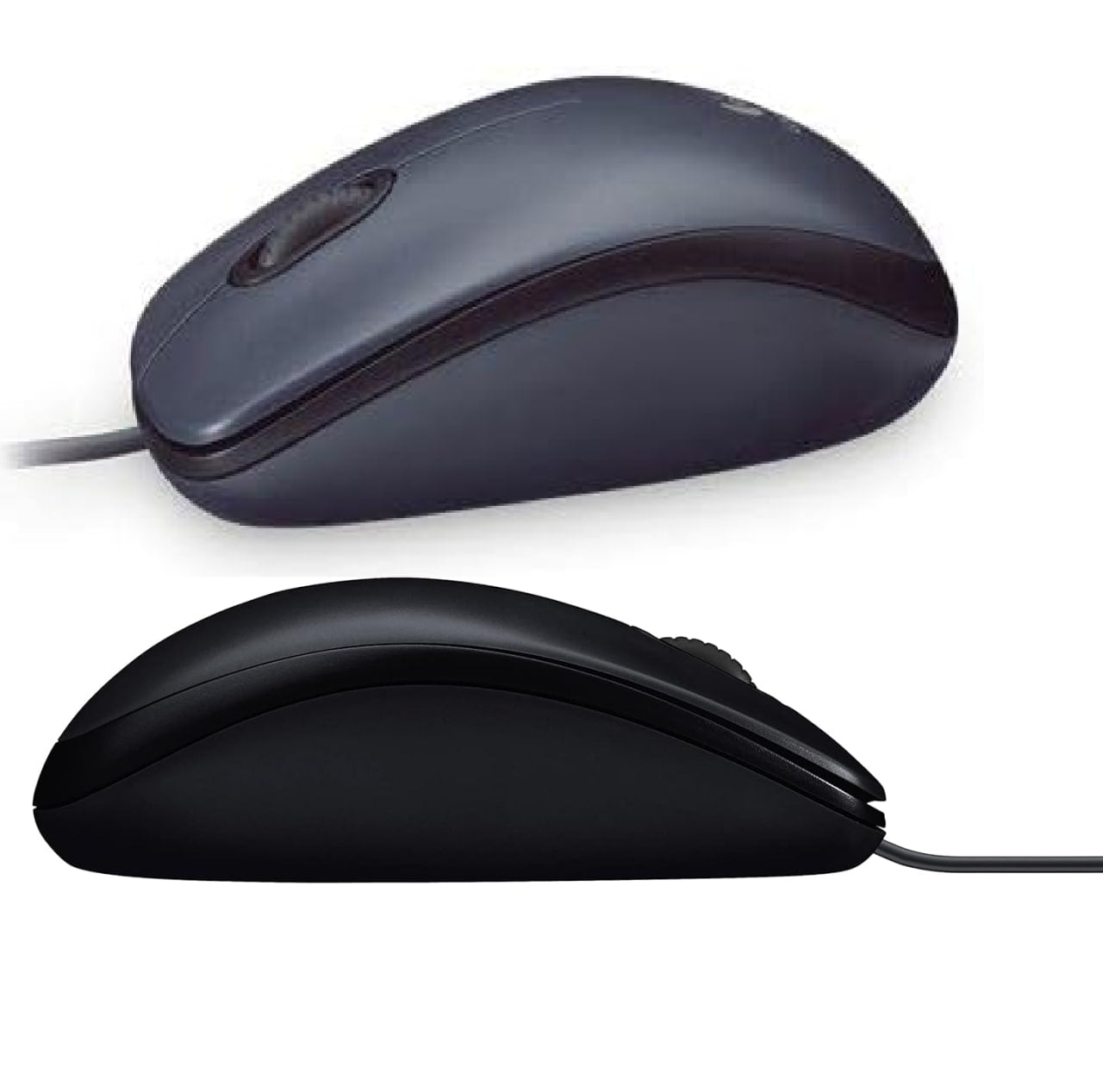 USB Logitech Wired Mouse M90 Gray/Black