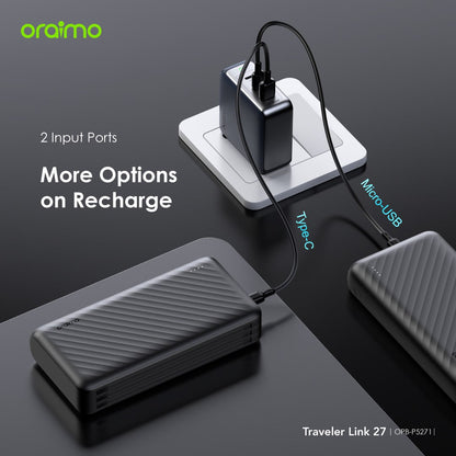 oraimo Traveler 27000mAh 12W Power Bank