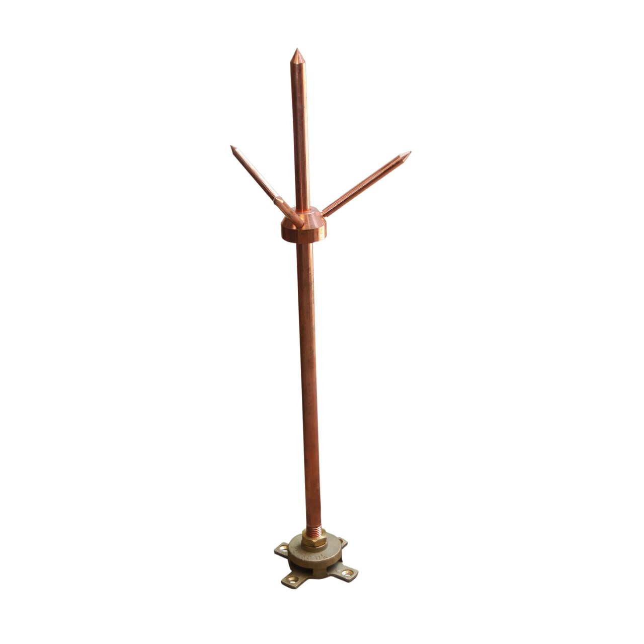 Copper Lightning Arrestor Rod for Industrial Buildings, House Roof, School, Hospital
