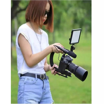 Vlogging Kit Bracket Stabilizer U Shaped Gimbal Video Making Kit For Phones & Cameras