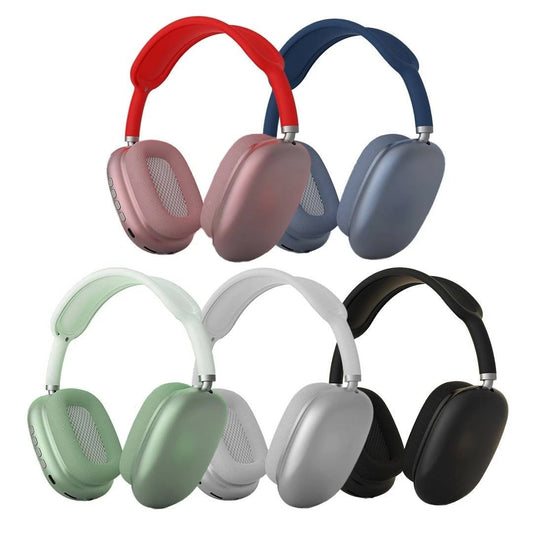 P9 Air Max Wireless Bluetooth Headphones with Noise Reduction and Microphone + Supports TF Card