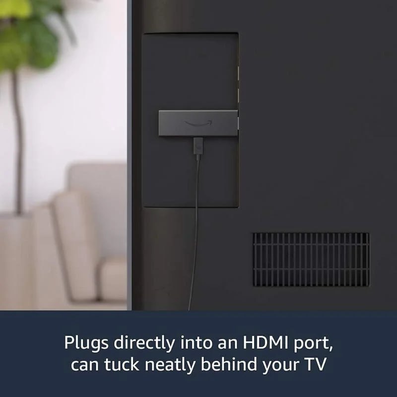 Amazon Fire TV Stick - Supports Wi-Fi 6, Alexa Voice, Remote (includes TV controls)