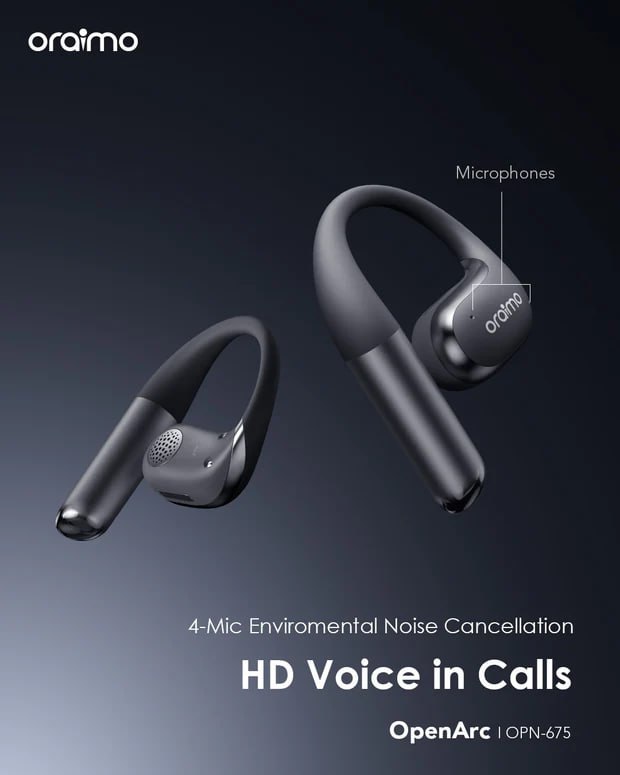 Oraimo OpenArc Open-Ear Wireless Earphones OPN-675 Earbuds