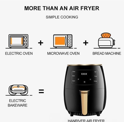 Digital Air Fryer with LED Display, 4.5 Ltr Capacity