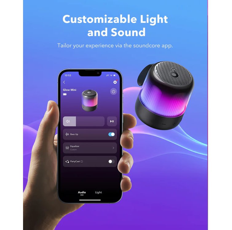 Anker Soundcore Glow Mini Portable Bluetooth 360⁰ sound and light Speaker