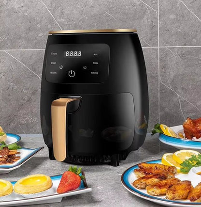 Silvercrest Air Fryer Pot for Oil-Free Food Cooking - 6 Ltrs