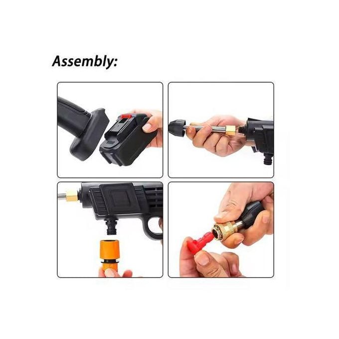 Cordless High Power Wireless Convenient Electric Car Wash Gun Washing Machine