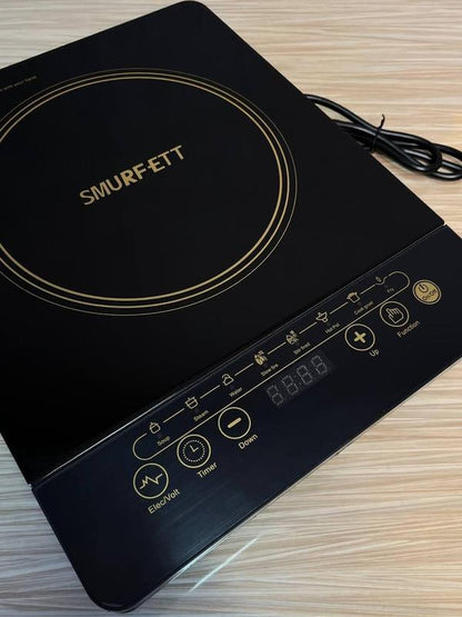 Smurfet Single Digital Plate Induction Cooker 2200w Black