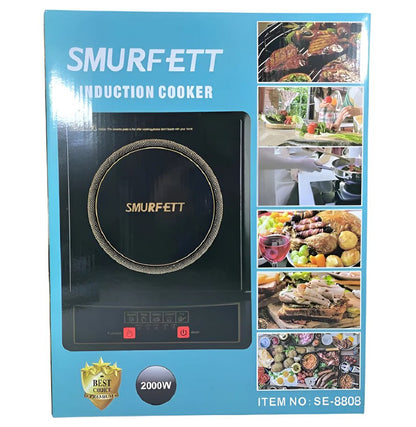 Smurfet Single Digital Plate Induction Cooker 2200w Black
