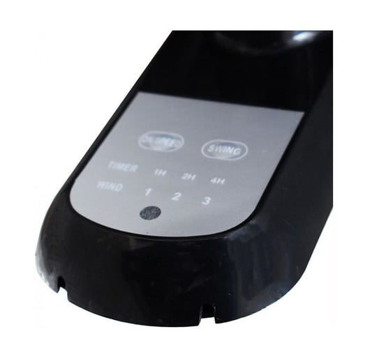 Ramtons 16″ Black Wall Fan with 3‑Speed with Remote RM/676