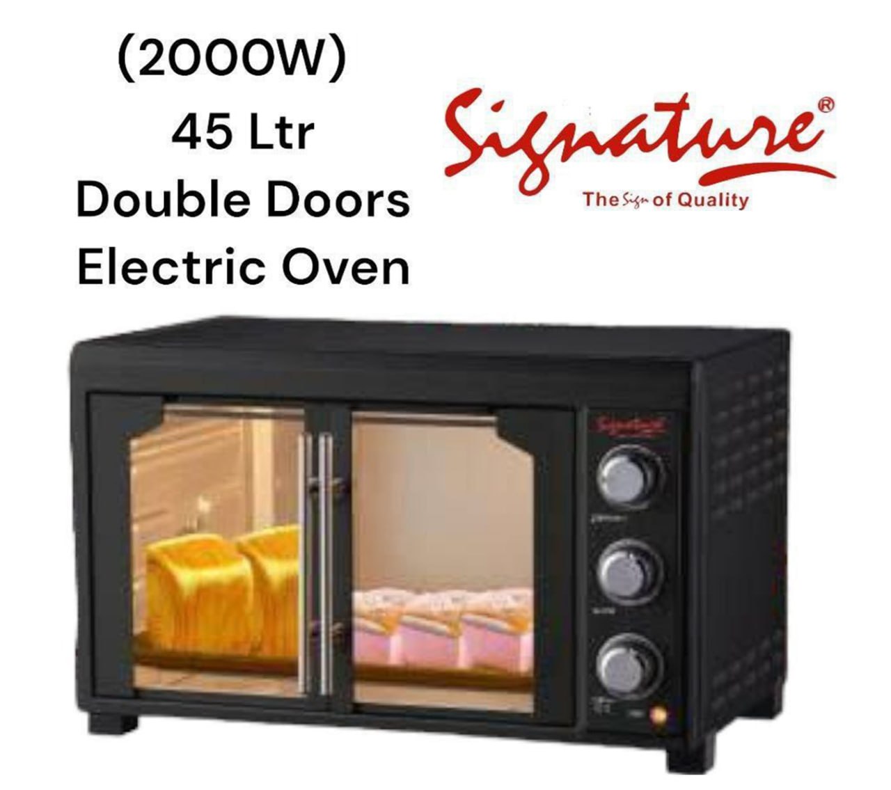 Signature 45Ltr double door 20000 Watts electric