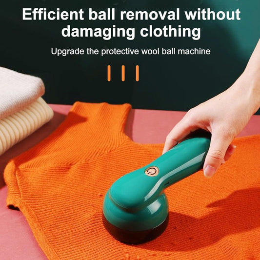 Portable Electric Lint Remover & Shaver for Sweaters and Wool with USB Cable and 2 Replacement Blades