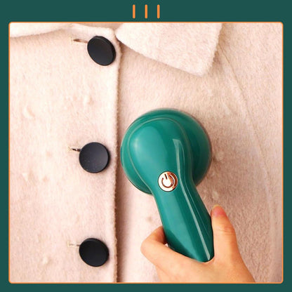 Portable Electric Lint Remover & Shaver for Sweaters and Wool with USB Cable and 2 Replacement Blades