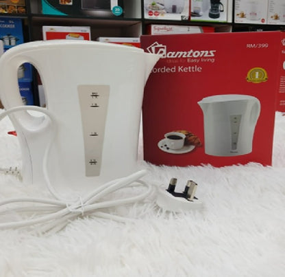 Ramtons Corded Electric Kettle 1.7 Ltrs Capacity 1YR Warranty
