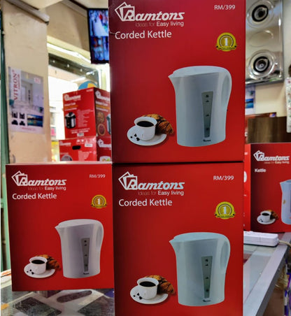 Ramtons Corded Electric Kettle 1.7 Ltrs Capacity 1YR Warranty