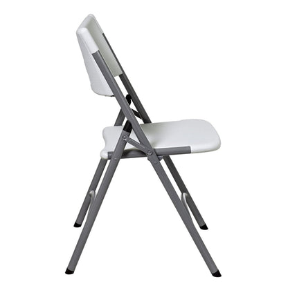 Home and Office Star Multi-Purpose Sqaured Folding Chair with Grey Accents