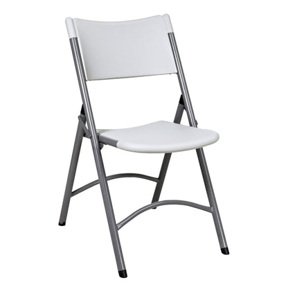 Home and Office Star Multi-Purpose Sqaured Folding Chair with Grey Accents