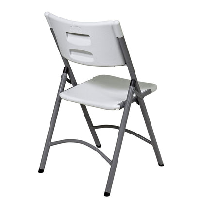 Home and Office Star Multi-Purpose Sqaured Folding Chair with Grey Accents