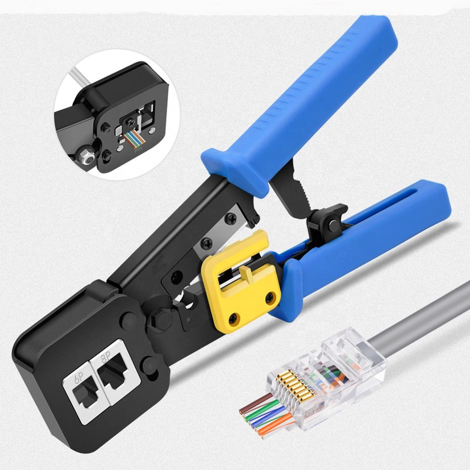 Professional RJ45 RJ11 RJ12 LAN Network Crimping Tool