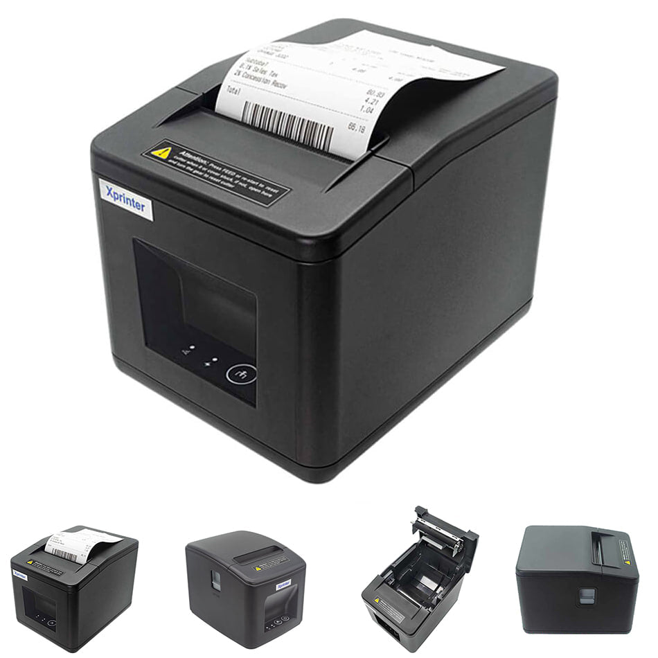 XPrinter Thermal Receipt Printer 80mm USB + LAN Connection with Auto Cutter