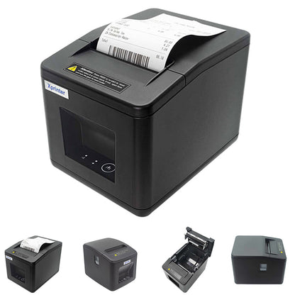 XPrinter Thermal Receipt Printer 80mm USB + LAN Connection with Auto Cutter