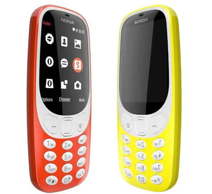 Nokia 3310 16MB Storage,16MB RAM, 2.4" TFT Display, Dual SIM, 2MP Camera, 1200mAh Battery