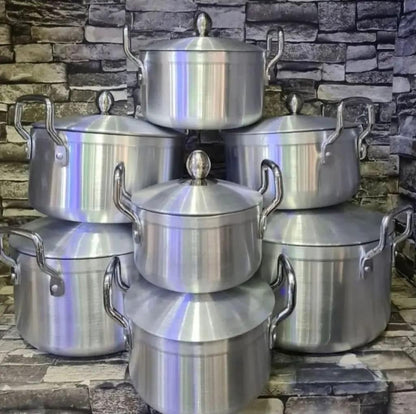 Tornado Stainless Aluminium Cookware 14 PCs Sufuria Set