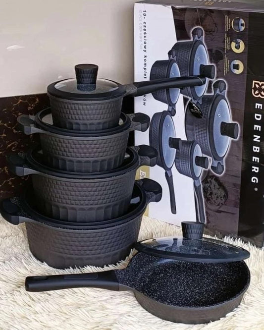 Edenberg 10PCS Marble Cookware Set