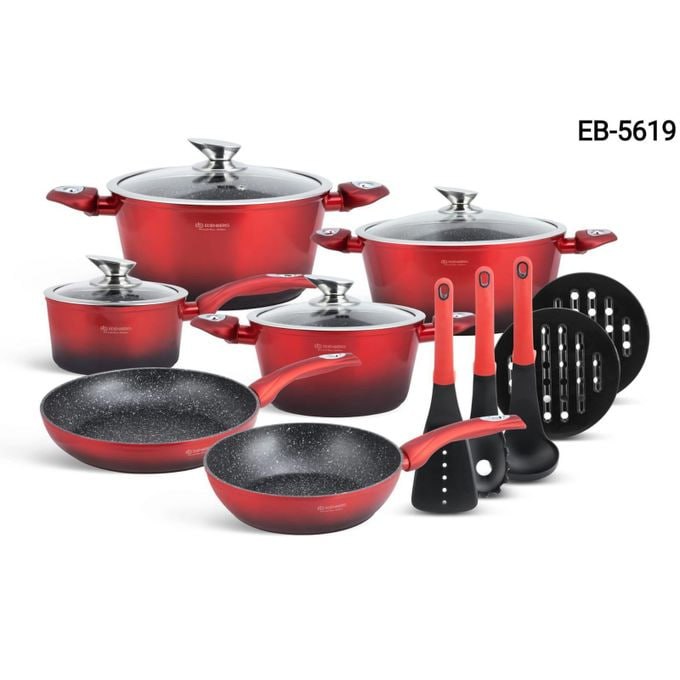 Edenberg Granite Cookware Set With Kitchen Tools 15Pcs