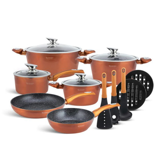 Edenberg Granite Cookware Set With Kitchen Tools 15Pcs