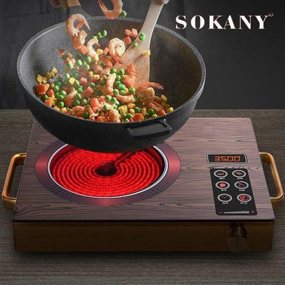 Sokany Single Plate Energy Saving Induction Infrared Radiant Cooker