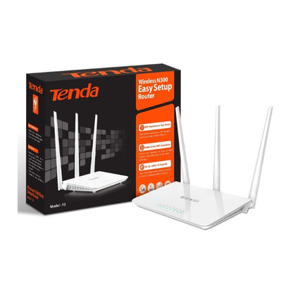 Tenda F3 N300 300Mbps Wireless WiFi Router & Repeater