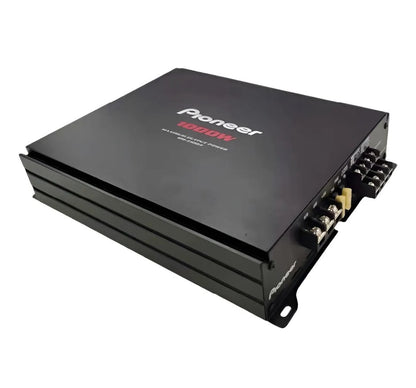 Pioneer GM-E1004 4-Channel Car Amplifier 1000W Max Heavy-Duty Car Power Amp with RCA Low/High Pass Filter 70W Output 10Hz–30kHz Frequency