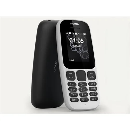 Nokia 105 Classic Africa Edition – 1.77″ Solid Modern Design Dual Sim FM Radio powered by 800 mAh Removable Battery