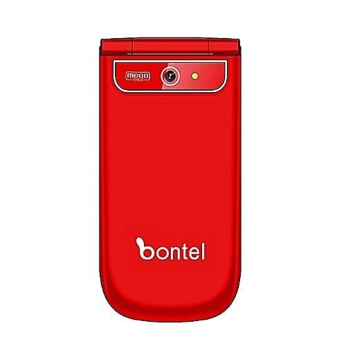 Bontel A225 Stylist Folding Phone Dual Sim, 1,000mAh - Red