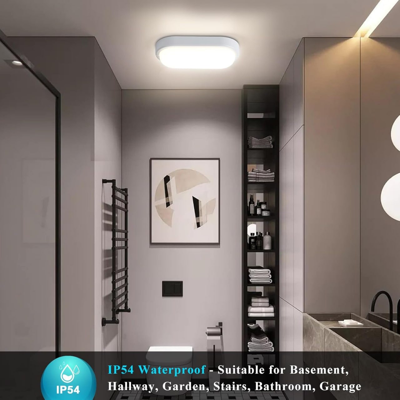 Oval Outdoor Moisture Proof Bulkhead LED Lamps Lights